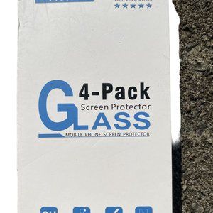 Yootech iPhone 12/12 Pro Tempered Glass Screen Protector 4 Pack